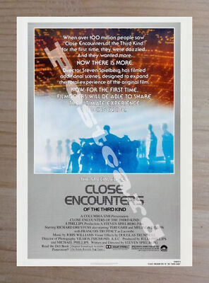 Historic Close Encounters Of The Third Kind 1977 Movie Advertisment Postcard