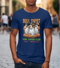 Halloween Tee Shirt Spook Bull Sheet Cows Big Tall Sm Funny Pro Club Shaka RTP