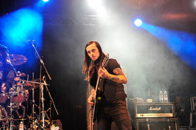 Guitarist Ryan Sitkowski of American metalcore group Motionless In- Old Photo