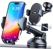  2024 Upgraded Universal Car Phone Holder Mount  360  Rotatable Strong Black