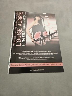 TPEEP284 MAGAZINWERBUNG 11X8'' LOUISE AUBRIE - DAUMEN GEKREUZT 