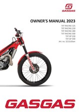 GAS GAS GASGAS Owners Manual Book Guide 2023 TXT RACING 250 US
