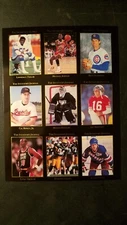 Michael Jordan 1993 Investors Journal Uncut Sheet #2 Sanders Rheaume Ripken Jr.