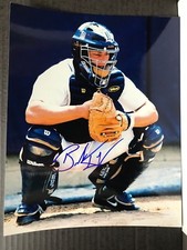 BRANDON INGE CATCHER DETROIT TIGERS AUTOGRAPHED PICTURE