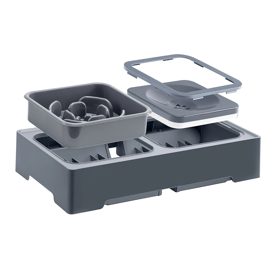 Futternapf 2-in-1 Wassernapf Hundenapf Anti Schling erhöht höhenverstellbar - Bild 4 von 4