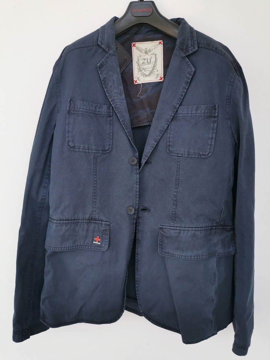 MEN'S ZU ELEMENTS COTTON JACKET WITH FRONT POCKETS