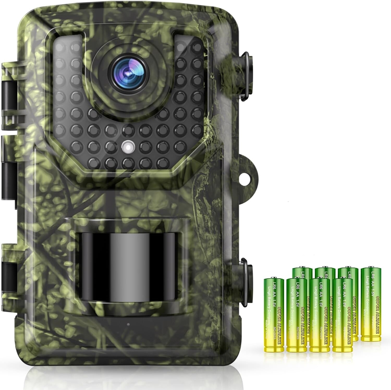 Wildlife 32MP 1296P Full HD Trail Camera Night Vision Motion Waterproof SD Card
