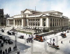 1912 New York Public Library building 11 x 14" Photo Print