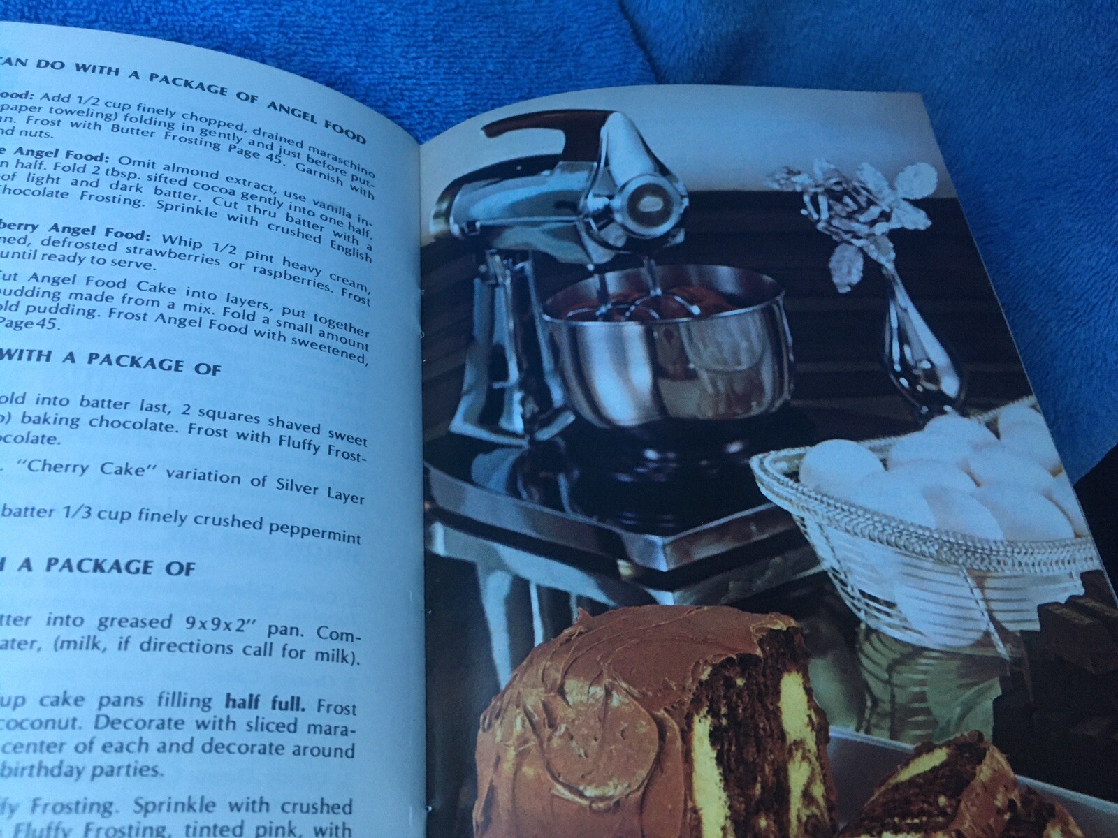 Vintage 1975 Sunbeam Deluxe Mixmaster Mixer Recipes Booklet Over 50 Pages