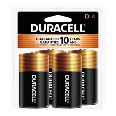12pcs DURACELL CopperTop MN1300 1.5V D (LR20) Alkaline Battery D4- (Pack of 3)