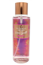 VICTORIA  S SECRET LOVE SPELL HEAT FRAGRANCE BODY MIST SPRAY SPLASH 8.4 oz NEW