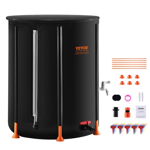 VEVOR 201L Regenwassertonne Regentonne Wassertank Regenwasserfass Tank faltbar - Bild 9 von 12