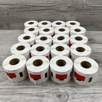 Avery Dennison 20 Rolls 75035860 .6M Monarch 1.875''x1'' Die Cut Orange Labels