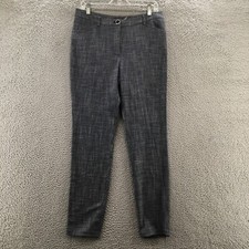 Tommy Hilfiger Skinny Pants Womens 8 actual 32x30 Gray Mid Rise Flat Front Zip