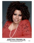 Aretha Franklin Signed Autographed 8x10 photo Respect / Natural Woman JSA