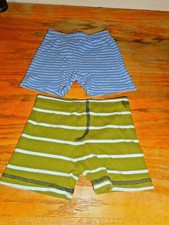 CARTER'S JUST ONE YOU BOYS STRIPED SHORTS 2 PAIR SIZE 18 M