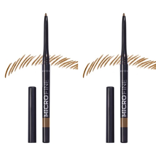 Avon Micro Fine Twist Up Brow Definer Pencil 0.13g | LIGHT BROWN | Set of 2 - Picture 6 of 15