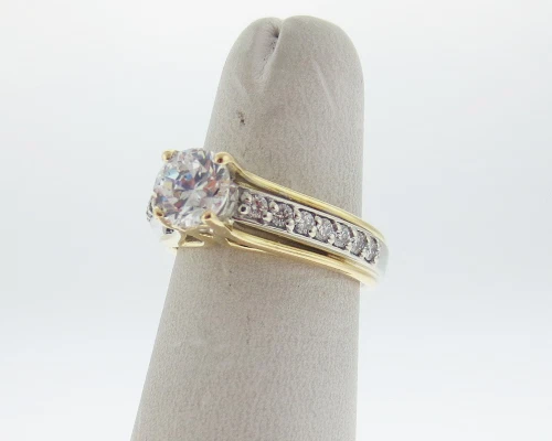 Finelli Design Jewelry Genuine Diamonds Solid 14k Gold  Engagement Semi-Mount Ri - Image 4 of 4