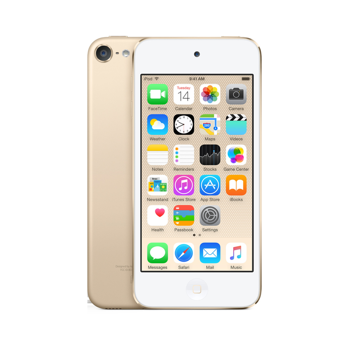 1199番.新品バッテリー iPod touch 第6世代 ゴールド 64GB Apple iPod Touch 6th Gen Gold 64GB A1574 Reconditioned to New