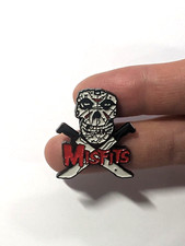 Misfits Fiend Machete Crystal Lake Fiend Skull Enamel Pin Heavy Metal Brooch Pin