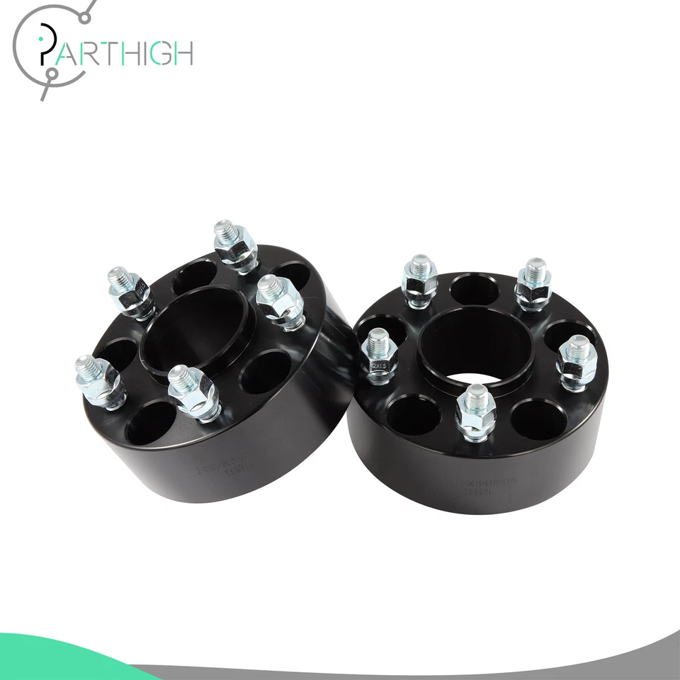 For Jeep Patriot Compass Dodge Avenger Caliber 5x4.5 Wheel Spacers (2) 2" Thick - Image 2 of 4