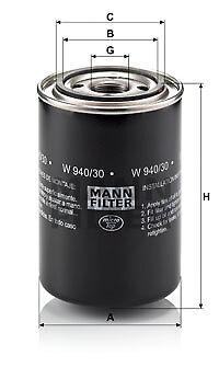 Oil Filter 212373 939480 191116 473430 V88835 3780204 3I-1377  