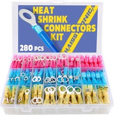 280PCS Marine Grade Heat Shrink Wire Connectors-Electrical Connectors Kit of ...