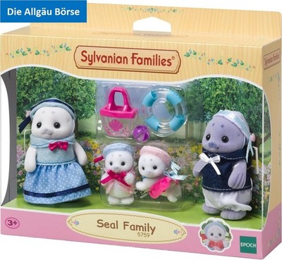 Sylvanian Families 5759 Robben Familie Seehund Epoch Seal Neu OVP