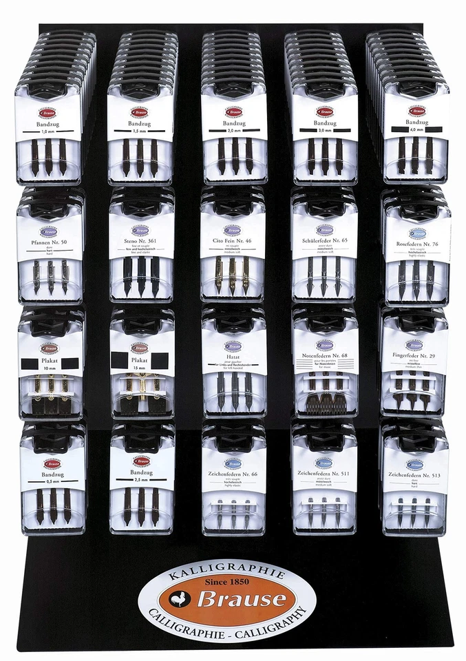 Brause Bandzug каллиграфия Nibs - коробка из 50 nibs - 3 мм - Изображение 3 из 4