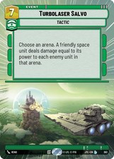 Turbolaser Salvo Hyperspace 393 carta