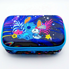 Disney Lilo and Stich Pencil Box Toiletry Travel Makeup Bag Scrump New