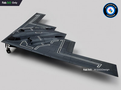 B-2 Spirit Bomber 1:100 - 1:50 3D Druck 52 - 104 cm Modell Flugzeug Kit DIY