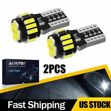 2/4X T10 194 LED Bulb 6500K Bright White License Plate Light Canbus Ready