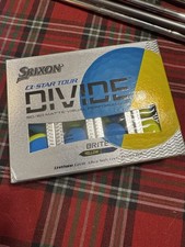 srixon q-star tour divide golf balls Yellow Blue 1 Dozen