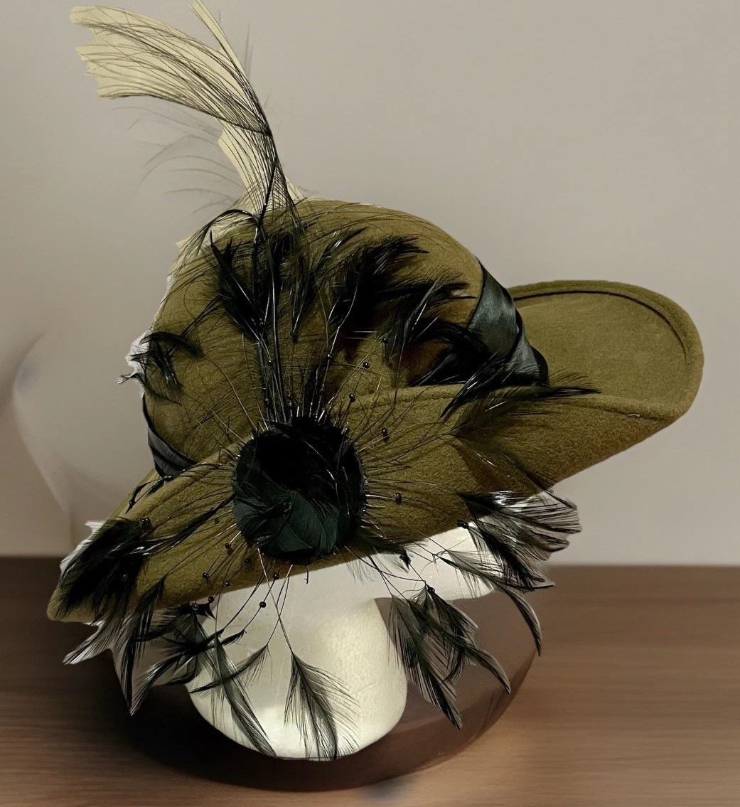 Feather Gray Vintage Hats for Women for sale | eBay display picture 3