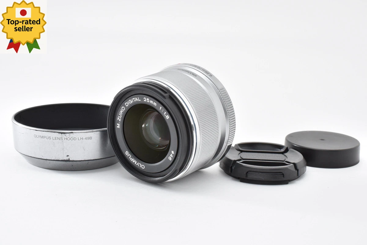 25+ Olympus M. Zuiko f/1.8 Camera Lenses 25mm Focal for sale