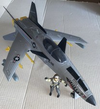 1986 Hasbro GI Joe Conquest X-30 Jet-100 Complete w Pilot Figure