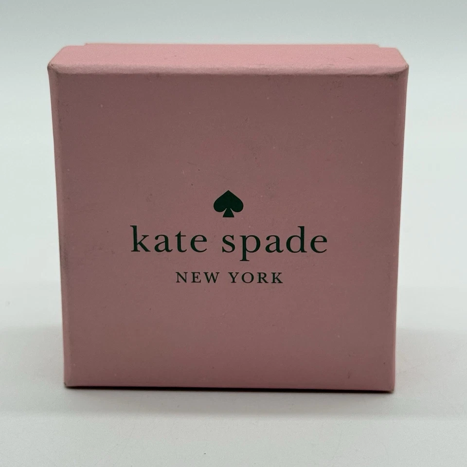 Aretes redondos Kate Spade New York, verde/oro - nuevos con etiqueta Foto 4 de 4