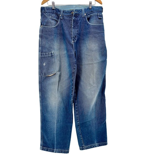 Rocawear Men's Baggy Blue Wash Denim Jeans Carpenter Style Size 36 | eBay