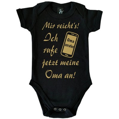 Baby Body 'Meine Oma War Da' - Lustiger Strampler Für Jungen & Mädchen