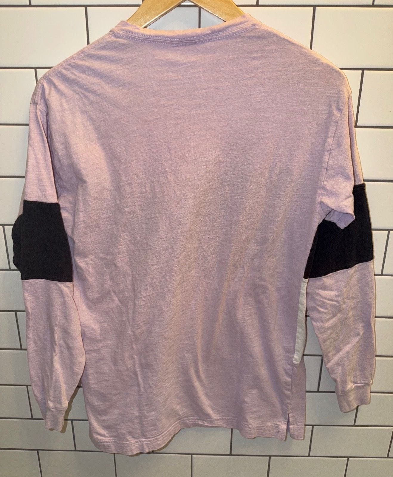 PINK Victoria's Secret Long Sleeve T-Shirt XS Purple Colorblock, photo 5