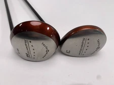 TaylorMade Supersteel  Driver & 3 Fairway Wood Set 10.5* 15* Bubble Senior RH