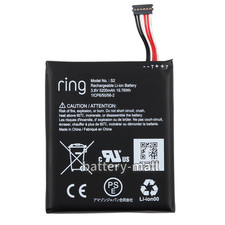 New S2 6 pins Battery for Ring Video Doorbell 2nd Gen 5200mAh 19.76Wh