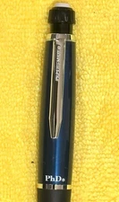 Paper Mate PhD Pencil.5mm Rare Midnight Blue & Chrome Trim, New, Exceptional!