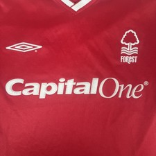Seltenes Original Nottingham Forest 2003/2004 Heim Fußball Trikot Herren XL