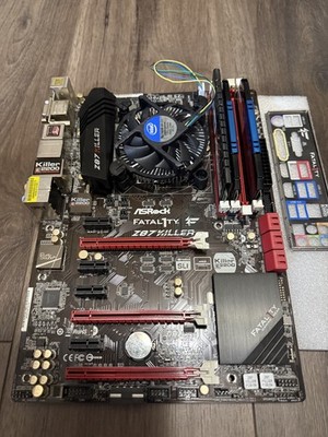 ASRock Z87 KILLER LGA1150 Intel Z87 HDMI DVI Board; Tested, 20gb ram, i5 cpu