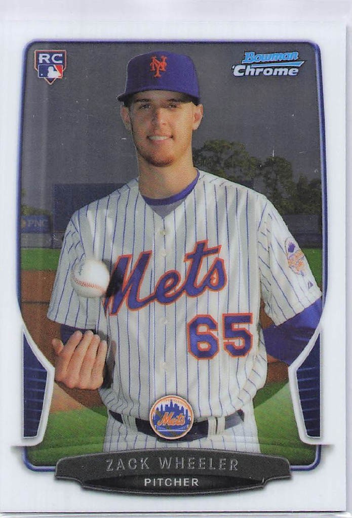 2013 Bowman Chrome Zack Wheeler #49 RC Mets