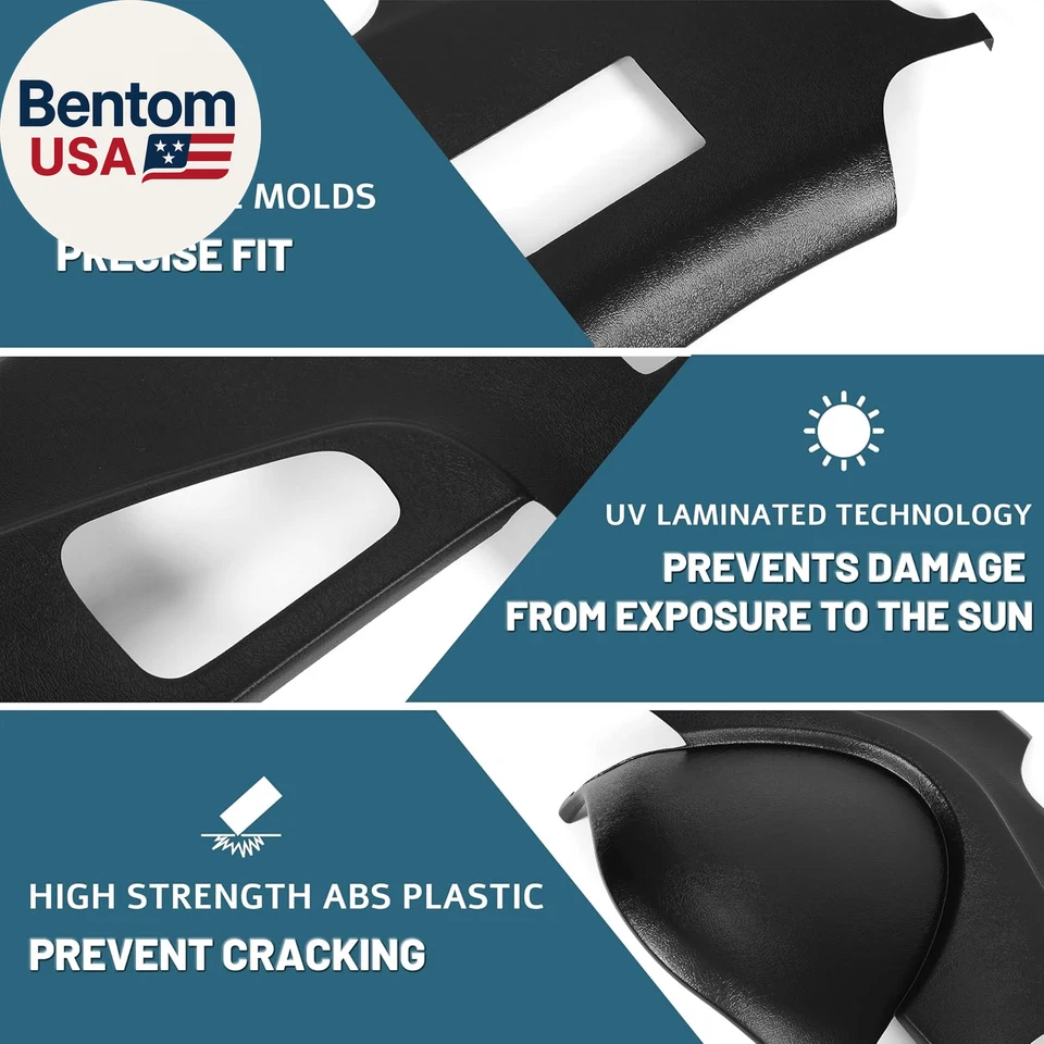 Cubierta de tablero compatible con 2004 2005 2006 2007 2008 Acura TL plástico ABS D Foto 3 de 4