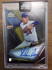 Nolan Ryan TOPPS CHROME BLACK /50 autograph from Japan FS