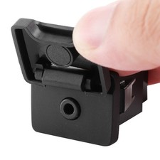 AUX Audio Input Jack For HONDA 2006-2011 Black ABS Plug QSYL